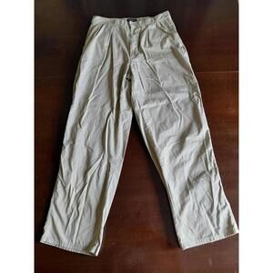 VTG Polo Ralph Lauren Golf Pants Mens 33x30 Beige Pleated Chino Trousers USA